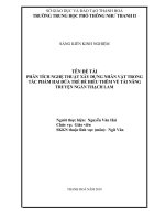 Phân tích nghệ thuật xây dựng nhân vật trong tác phẩm hai đứa trẻ để hiểu thêm về tài năng truyện ngắn thạch lam 