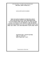 Một số kinh nghiệm về phương pháp giải nhanh bài toán tìm thời gian khi vật dao động điều hòa đi qua vị trí nào đó 1 lần, 2 lần hay 4 lần 
