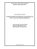 Sử dụng sơ đồ tạo ảnh giải các bài toán về mắt và sự tạo ảnh qua kính lúp 