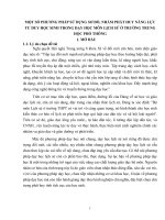 MỘT số PHƯƠNG PHÁP sử DỤNG sơ đồ, NHẰM PHÁT HUY NĂNG lực tư DUY học SINH TRONG dạy học môn LỊCH sử ở TRƯỜNG TRUNG học PHỔ THÔNG 