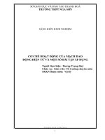Cơ chế hoạt động của mạch dao động điện từ và một số bài tập áp dụng 