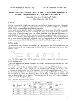 NGHIÊN cứu CHUYỂN hóa TRO BAY PHẢ lại THÀNH sản PHẨM CHỨA ZEOLIT và một số TÍNH CHẤT đặc TRƯNG của CHÚNG 