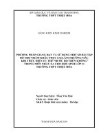 PHƯƠNG PHÁP GIẢNG dạy và sử DỤNG một số bài tập bổ TRỢ NHẰM KHẮC PHỤC SAI lầm THƯỜNG mắc KHI THỰC HIỆN tư THẾ bước bộ TRÊN KHÔNg 