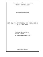 Phân dạng và phương pháp giải bài tập phóng xạ vật lý 12 THPT 