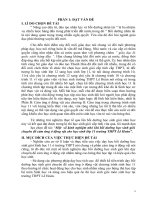 Một số kinh nghiệm nhỏ khi bồi dưỡng học sinh giỏi chuyên đề cảm ứng ở động vật cho học sinh lớp 11 trường THPT 