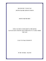NNâng cao chất lượng dịch vụ thẻ ghi nợ tại ngân hàng thương mại cổ phần đầu tư và phát triển việt nam 