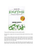 sách nhân tố enzyme (HIROMO SHINYA)