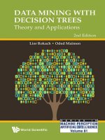 Data mining with decision trees  theory and applications (2nd ed ) rokach  maimon 2014 10 23 