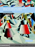 0521876230 cambridge university press politics and the people in revolutionary russia a provincial history nov 2007 