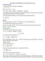 Lý thuyết bài 15 bài tập tính điện năng tiêu thụ BTT