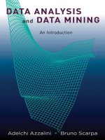 Data analysis and data mining  an introduction azzalini  scarpa 2012 04 23 