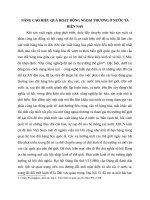 Tiểu luận nâng cao hiệu quả hoạt động ngoại thương