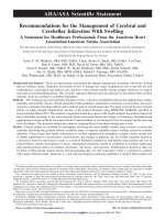 AHA ASA stroke brain edema swelling 2014 