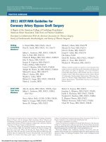 AHA ACC CABG 2011 