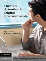 Cambridge university press human attention in digital environments 2011 RETAiL EBook 