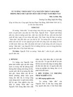 Tư tưởng thân dân của Nguyễn Trãi và bài học trong phát huy quyền dân chủ ơ Việt Nam hiện nay