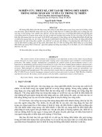 THIẾT KẾ, CHẾ TẠO HỆHỐNG G ĐIỀU KHIỂN THÔNG MINH CHĂM SÓC VƯỜN CÂY