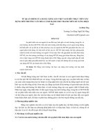 Từ quan điểm của Đảng cộng sản Việt Nam về xây dựng môi trường văn hóa đến thực tiễn xây dựng môi trường văn hóa lành mạnh cho thanh niên Đà Nẵng hiện nay