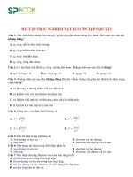 Bản sao của 200 câu hỏi ôn tập học kì 1 vật lý 11