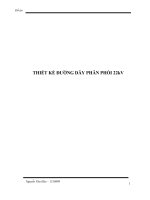 Đồ án tính toán bảo vệ rơ le lưới 22kv ứng dụng phần mềm Etap