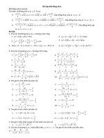 bài tập bất đẳng thức (7 bài)