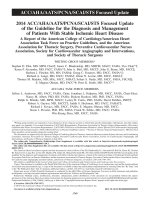 AHA stable heart disease 2014 