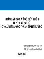 Luu quang minh khao sat 