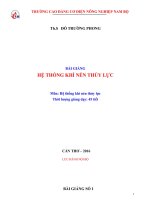 bai giang he thong khi nen thuy luc