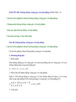 CHUYÊN ĐỀ: Đường thẳng vuông góc với mặt phẳng (HÌNH HỌC 11)