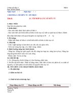 TÀI LIỆU HOT GIÁO ÁN TOÁN ĐẠI SỐ LỚP 7 THEO MẪU MỚI