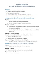 HOS303  lesson plan 3   cong viec cua nhan vien bp tiec   hoi nghi 