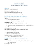 HOS303  lesson plan 2   chuan bi to chuc tiec   hoi nghi 
