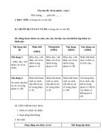 KHDH theo chủ đề   nhóm SL