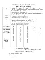 Tuần 1 mùa thu bé vui đén trường