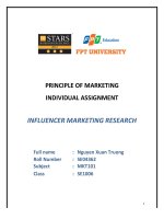 MKT101 SE1006 TruongNXSE04362 