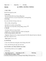 TÀI LIỆU HOT GIÁO ÁN TOÁN HÌNH 6 HỌC KÌ 1 MẪU MỚI