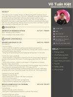 CREATORY BUSINESS DEVELOPMENT INTERN võ TUẤN KIỆT 