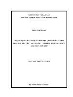 Hoạch định chiến lược marketing cho sản phẩm sinh trắc học dấu vân tay tại công ty hoàng minh education giai đoạn 2017    2022 