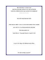 Tình trạng thiếu vắng các doanh nghiệp công nghiệp quy mô vừa tại thành phố hồ chí minh 