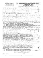 Đề thi học sinh giỏi tỉnh môn vật lý lớp 9 năm học 2018 2019 – sở giáo dục và đào tạo nghệ an 