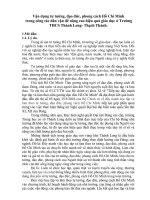 Vận dụng tư tưởng đạo đức, phong cách hồ chí minh trong công tác dân vận để nâng cao hiệu quả giáo dục ở trường THCS thành long, t 