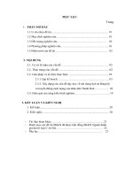 Tổ chức dạy lịch sử đảng bộ và truyền thống cách mạng của nhân dân thanh hóa cho học sinh THPT qua tiết dạy lịch sử địa ph 