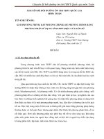 GIẢI PHƢƠNG TRÌNH, BẤT PHƢƠNG TRÌNH, HỆ PHƢƠNG TRÌNH BẰNG PHƢƠNG PHÁP SỬ DỤNG TÍNH ĐƠN ĐIỆU CỦA HÀM SỐ