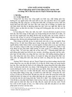 Một số biện pháp quản lí hoạt động tự học của học sinh trường THCS dân tộc nội trú thạch thành đạt hiệu quả 