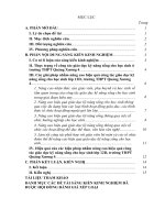 Một số biện pháp nhằm nâng cao hiệu quả công tác giáo dục kỹ năng sống cho học sinh lớp 12d, trường THPT quảng xương 4 