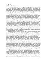 Tổ chức hoạt động ngoại khoá cho học sinh trường THPT tĩnh gia 3 với văn hoá mạng xã hội 