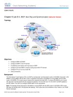 CCNPv7 ROUTE lab6 4 IBGP EBGP synchronization instructor 