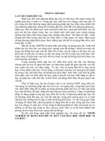 Kinh nghiệm sử dụng bản đồ tư duy vào dạy học sinh học 10 cơ bản 