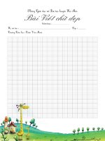 Giấy luyện viết chữ đẹp  Luyện chữ đẹp