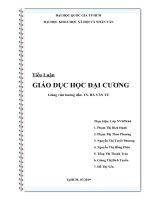Tiểu Luận nhóm NVSP